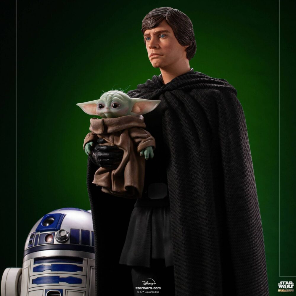 Iron Studios Star Wars: The Mandalorian Luke Skywalker, R2-D2 and Grogu – image 2