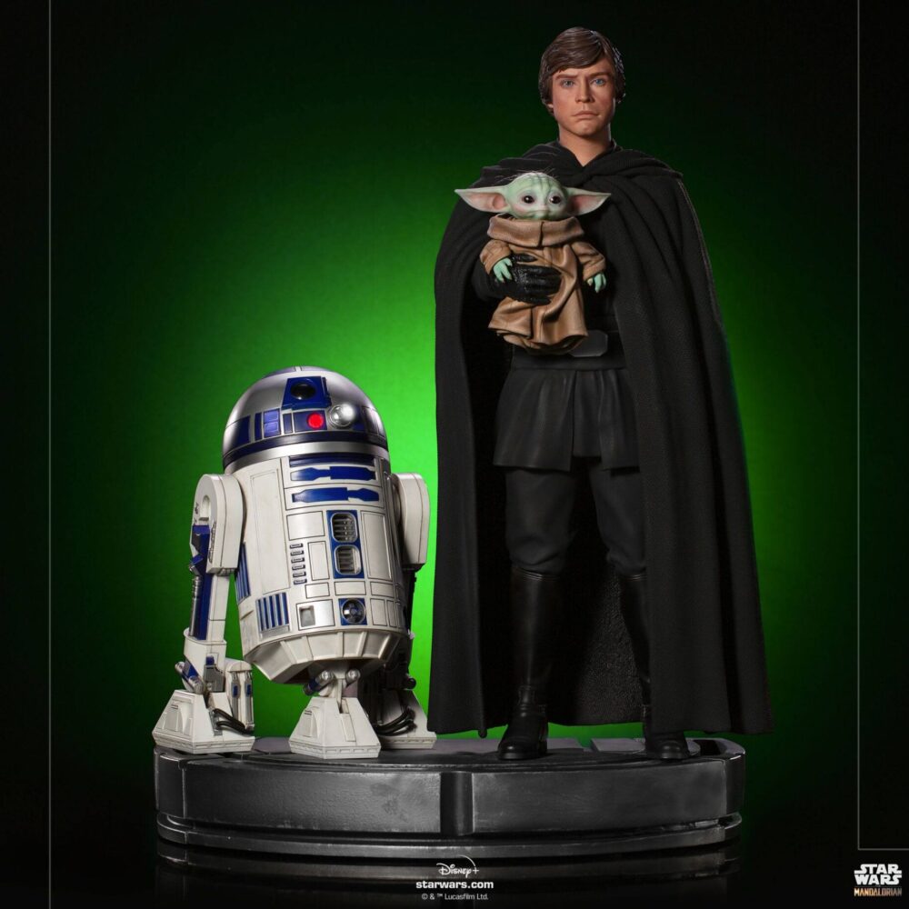 Iron Studios Star Wars: The Mandalorian Luke Skywalker, R2-D2 and Grogu – image 3