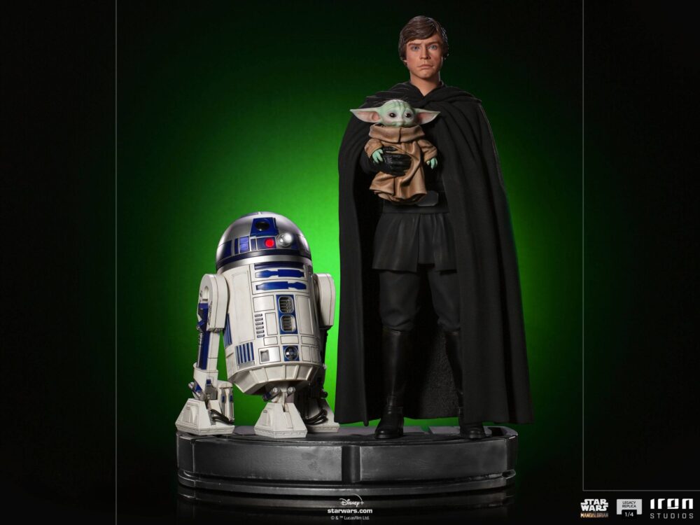 Iron Studios Star Wars: The Mandalorian Luke Skywalker, R2-D2 and Grogu – image 3