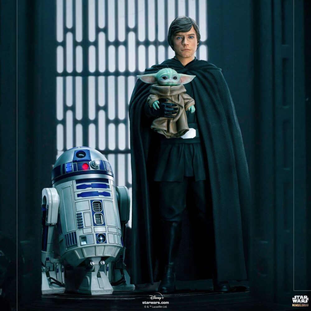 Iron Studios Star Wars: The Mandalorian Luke Skywalker, R2-D2 and Grogu – image 5