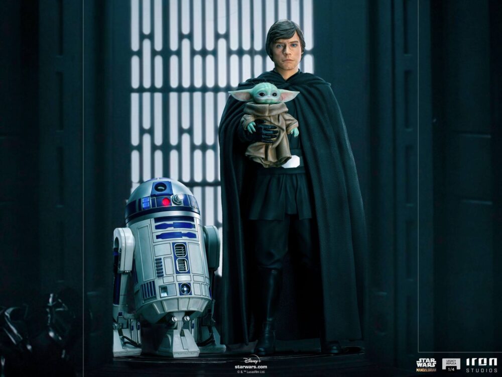 Iron Studios Star Wars: The Mandalorian Luke Skywalker, R2-D2 and Grogu – image 5