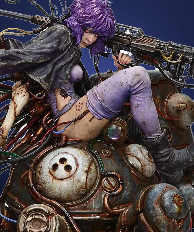 Motoko Kusanagi & Tachikoma – Character Colour