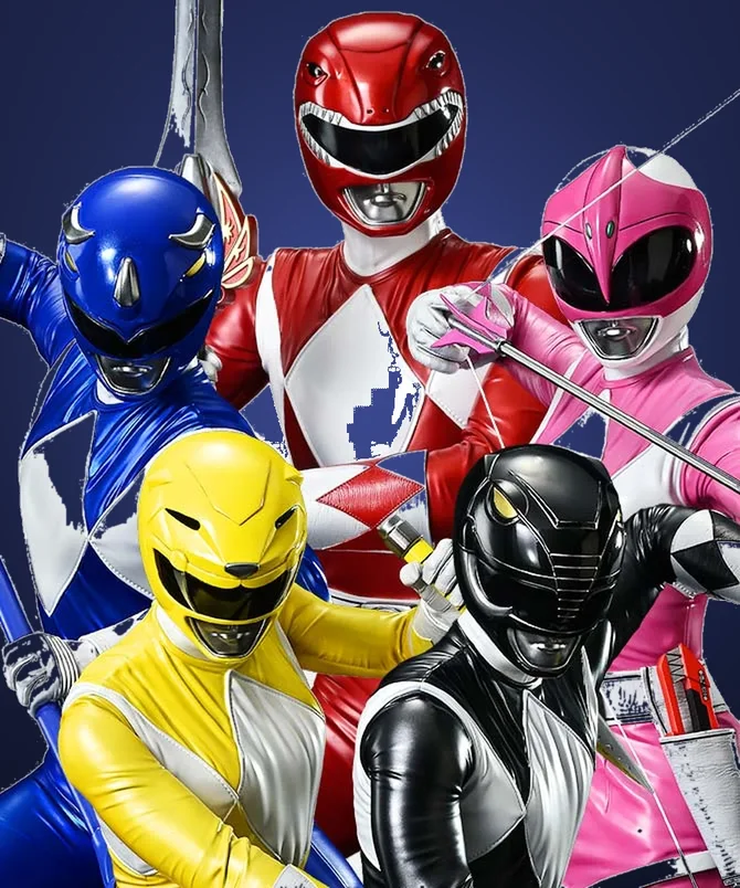Power Rangers 5-Ranger Set