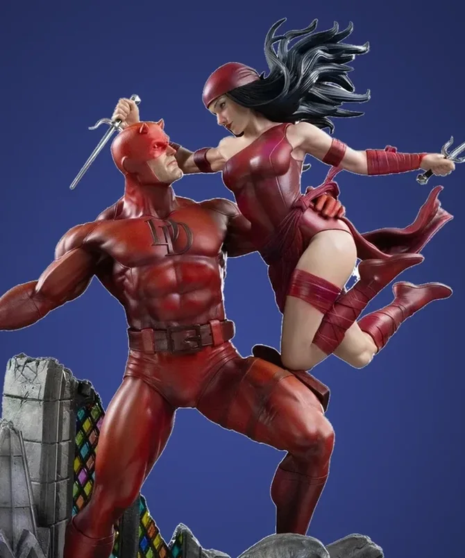 Daredevil & Elektra Diorama