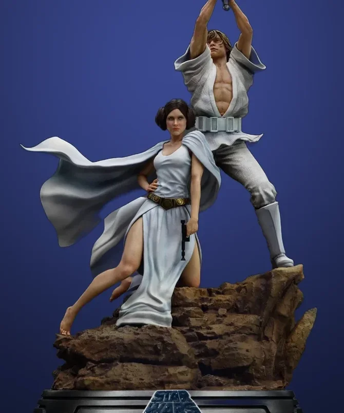 Luke and Leia – Movie Poster Deluxe