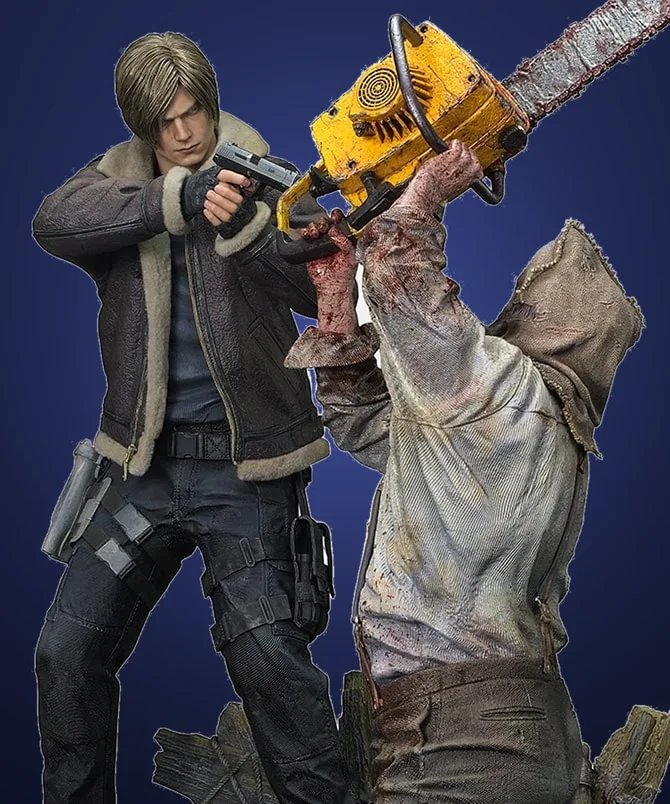 Leon S. Kennedy vs Chainsaw Villager