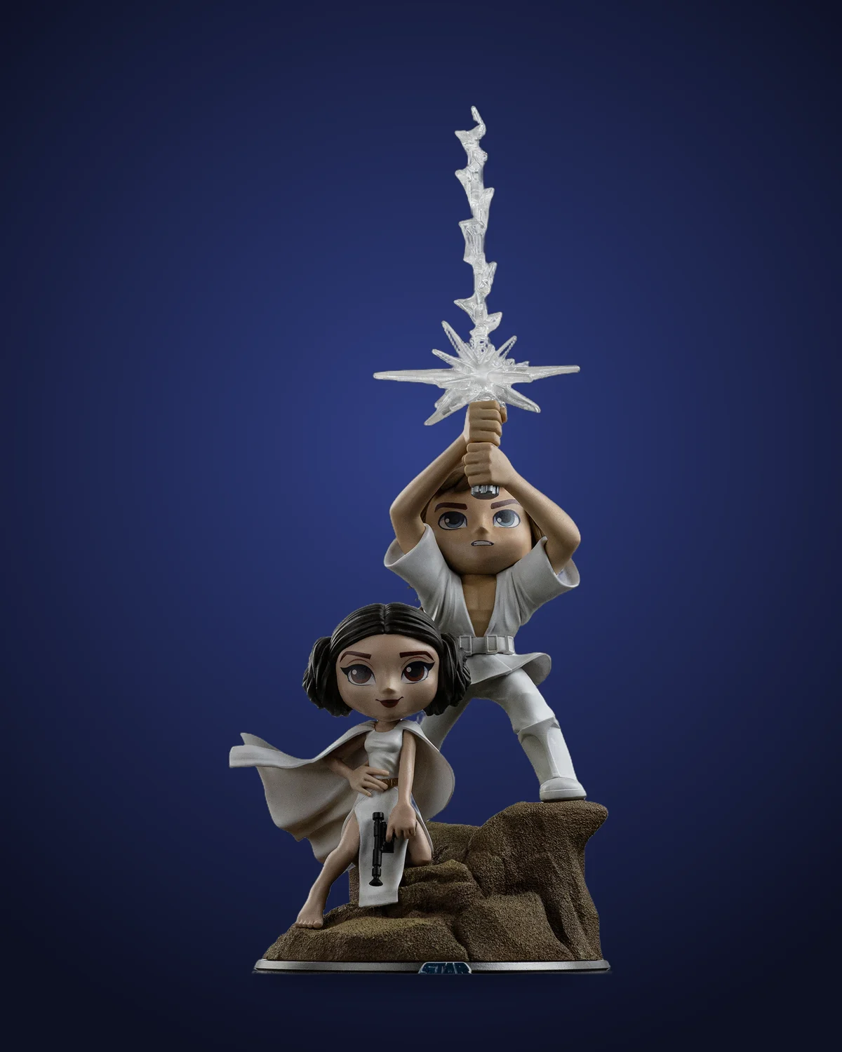 Iron Studios Luke and Leia – Star Wars Mini Co.