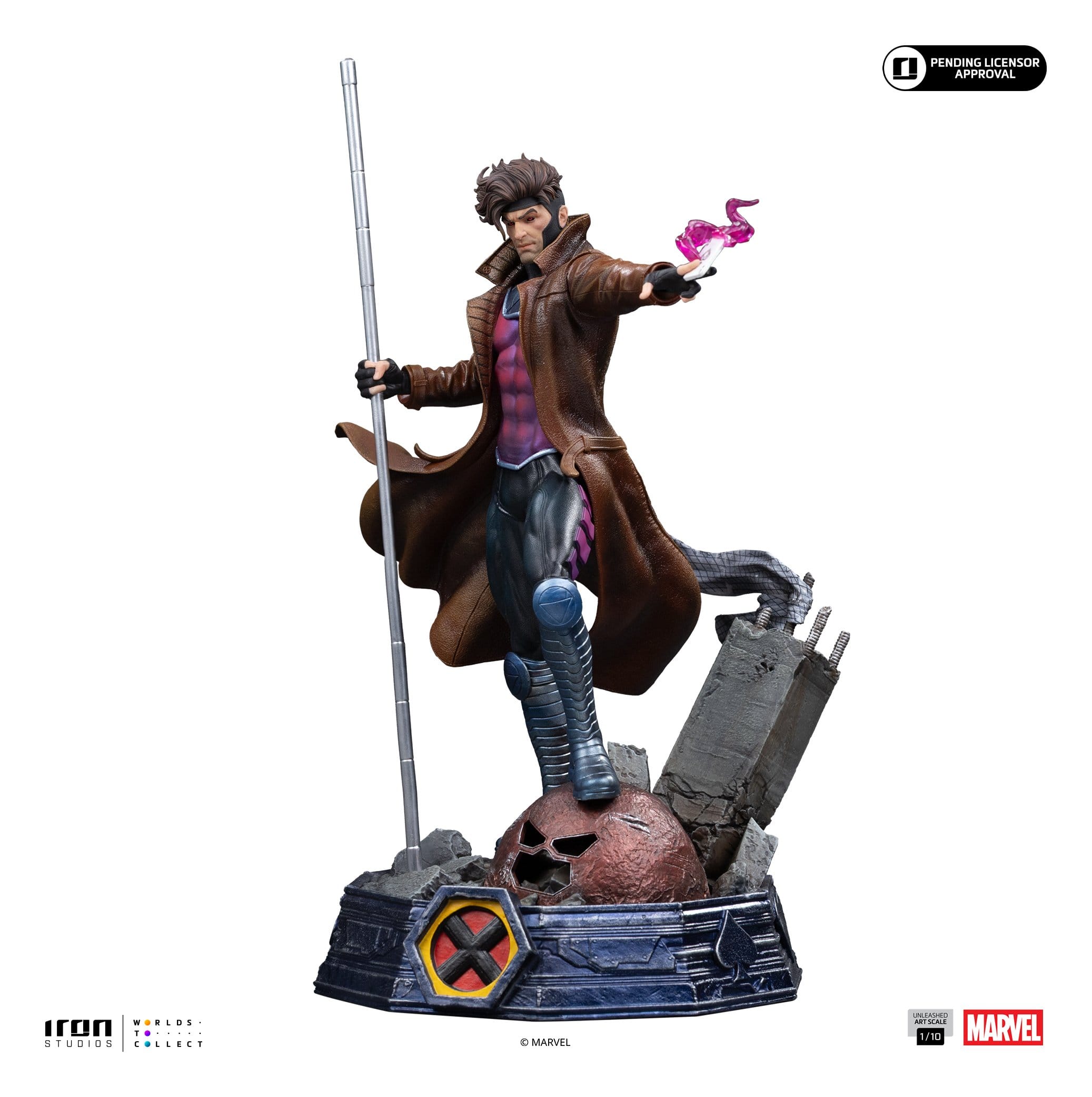 Iron Studios Gambit Unleashed (X-Men) – image 1