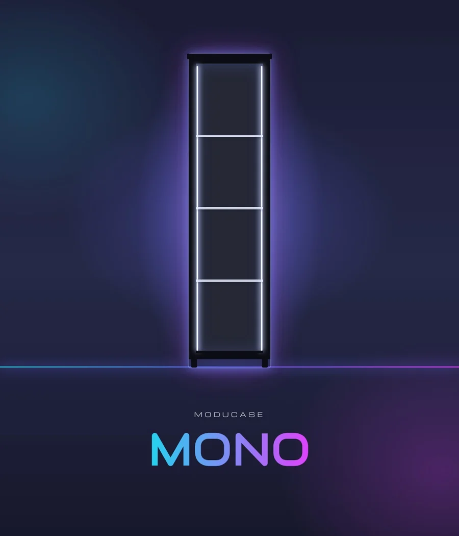 Moducase Mono display cabinet – shop the range